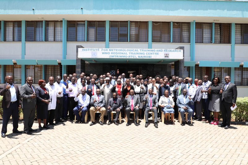 Group photo with Staff